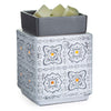 Candle Warmers Etc. Modern Cottage grey and white fragrance warmer