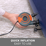 Bestway king double flocked airbed – 203 x 183 x 22cm