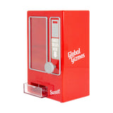 Global Gizmos red retro sweet vending machine