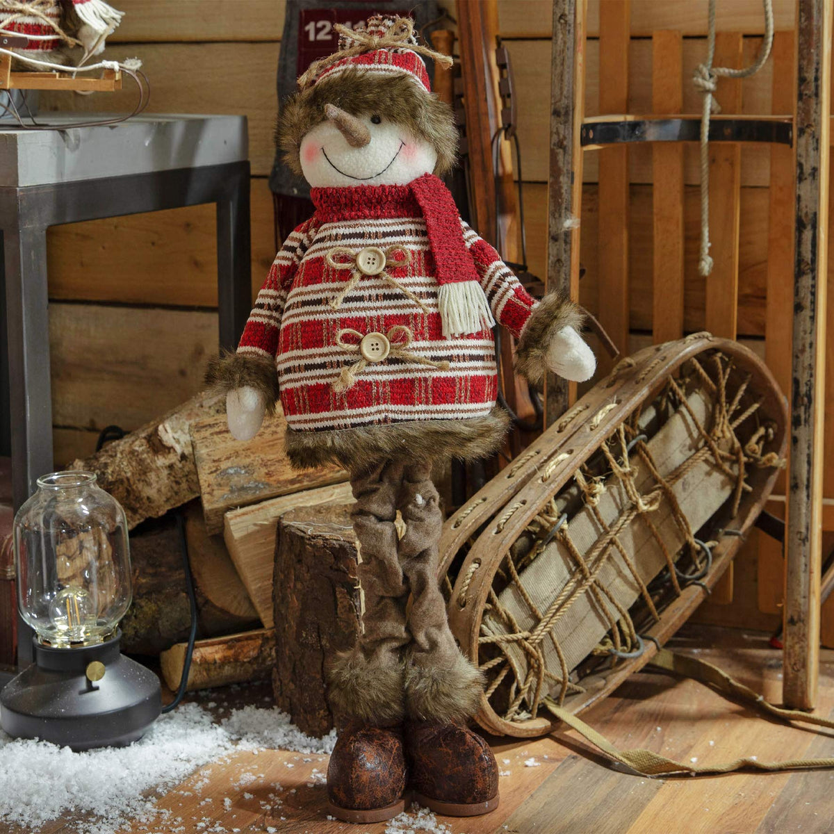 Santa & Snowman Standing Ornaments **ASTD MULTI 2**