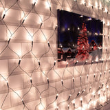 108 bright white LED static Christmas net lights – 1.2 x 1.2m