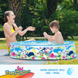 Benross 120cm rigid paddling pool with sea life design