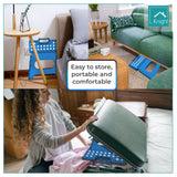 Knight blue 29cm folding step stool