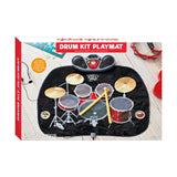 Global Gizmos drum kit music playmat with drumsticks