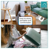 Knight white 29cm folding step stool