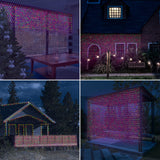 180 multi-coloured LED Christmas net lights – 1.8 x 1.2m