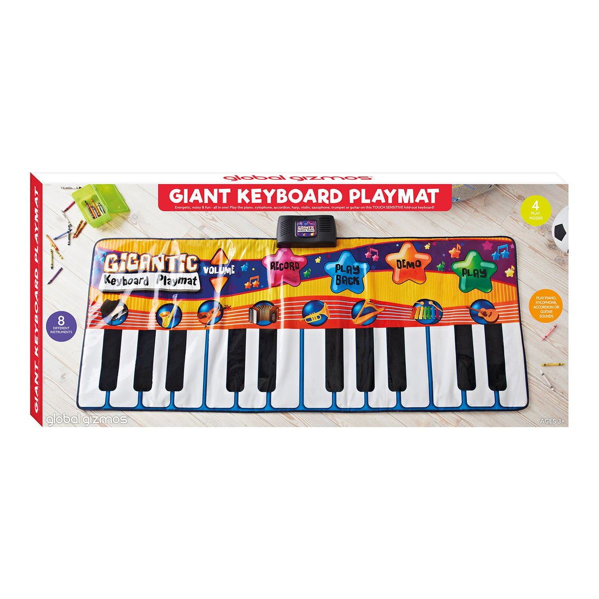Global Gizmos giant musical keyboard playmat