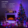 The Christmas Workshop 70320 Multi-Coloured Christmas Lights / 50 LED Christmas Tree Lights / 4.9 Metres Long / Battery Operated / Indoor Or Outdoor Christmas Decorations / 8 Light Modes