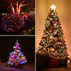 The Christmas Workshop 70320 Multi-Coloured Christmas Lights / 50 LED Christmas Tree Lights / 4.9 Metres Long / Battery Operated / Indoor Or Outdoor Christmas Decorations / 8 Light Modes