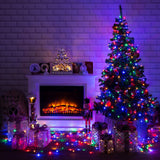 500 multi-coloured LED chaser Christmas lights 34.9m