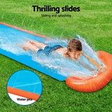 Bestway H2OGO 4.88m single-lane water slide with sprinklers
