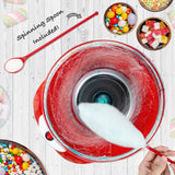 Global Gizmos red retro 500W candy floss maker