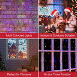360 multi-coloured LED Christmas net lights – 3.5 x 1.2m