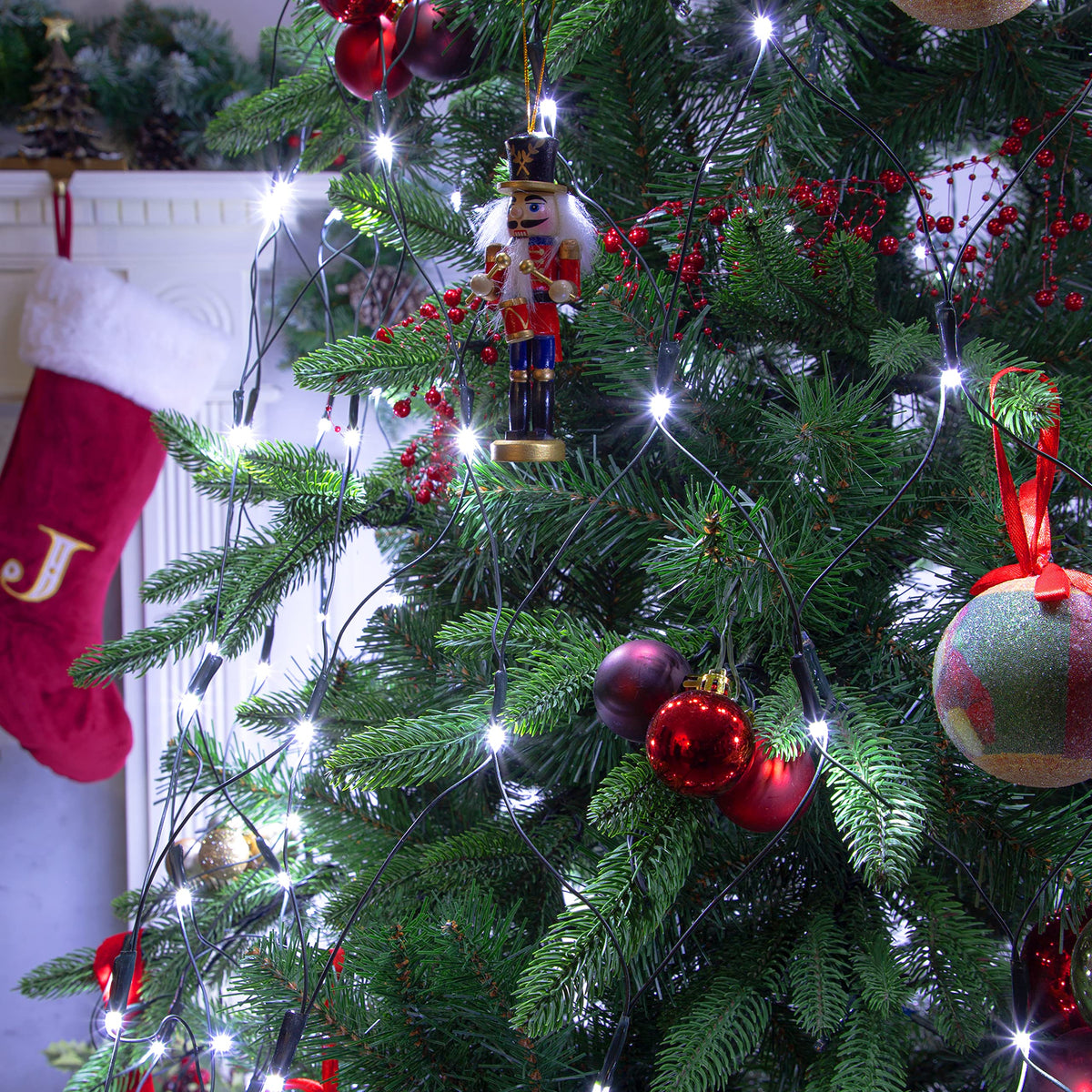 360 bright white LED Christmas net lights – 3.5 x 1.2m