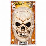 Don Post Skull F/X Makeup latex Halloween face appliance in retail-style clamshell packaging