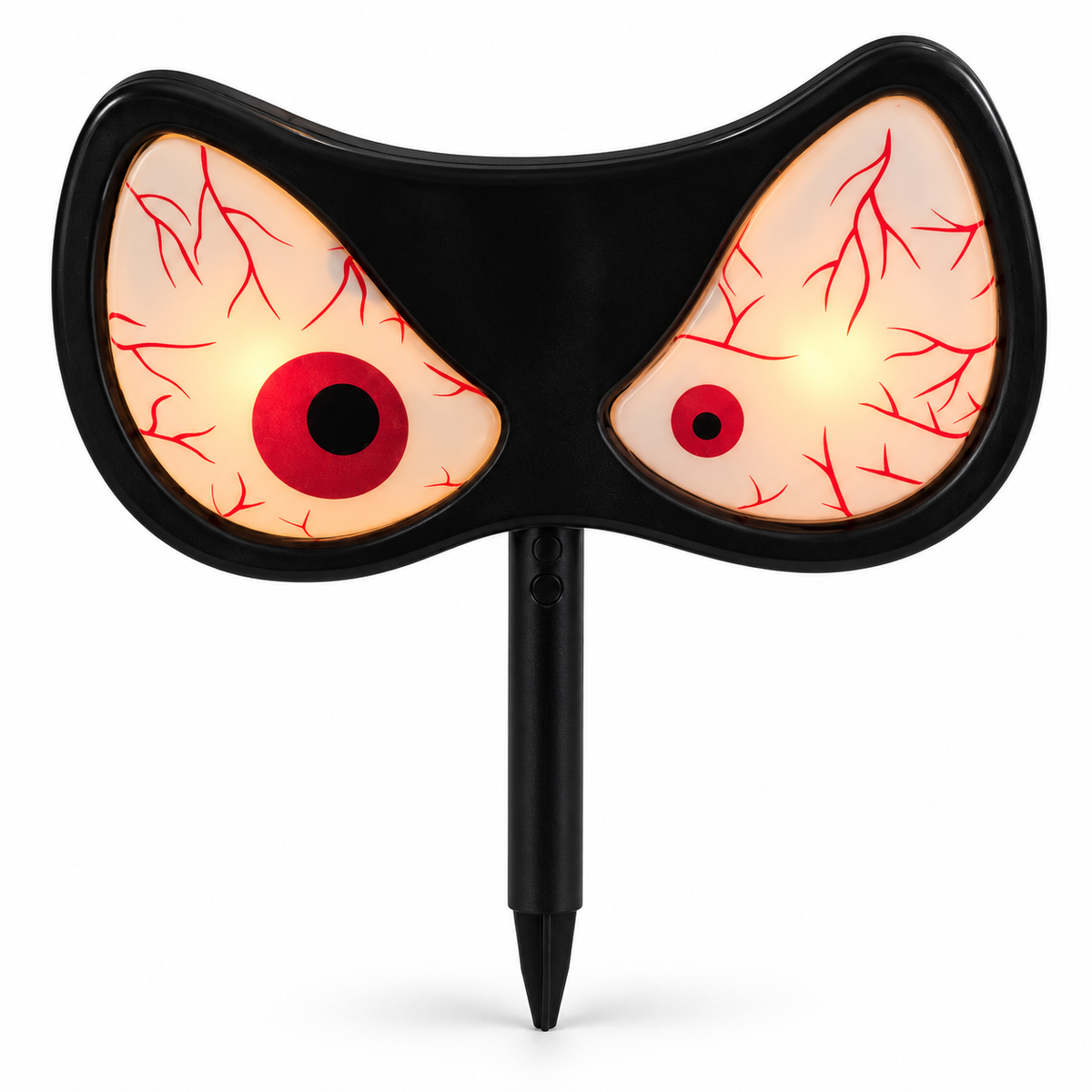 Bloodshot Eyes flashing Halloween garden stake decoration, individual design