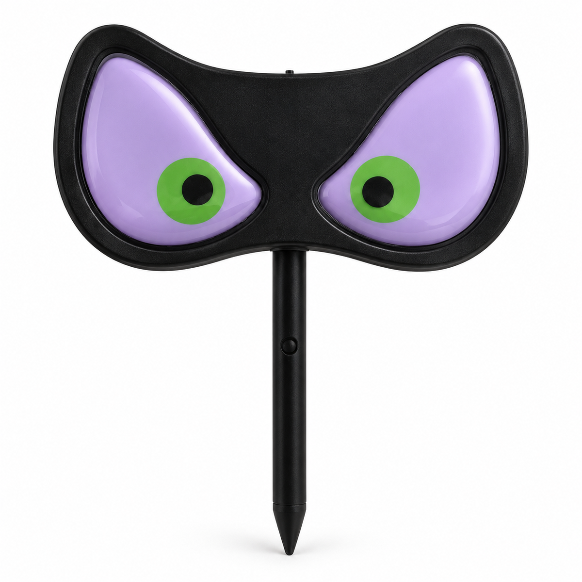 Purple Monster Eyes flashing Halloween garden stake decoration, individual design