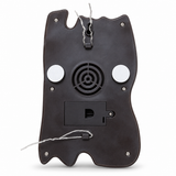 Rear of Halloween shocker door knocker with two self-adhesive mounting pads
