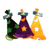 Neon Witch & Wizard Hat – Purple or Orange, One Size on a clean white square background