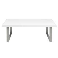 Actona Radius dining table white gloss top and metal base