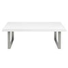 WHITE RADIUS HIGH GLOSS DINING TABLE