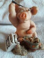 The Leonardo Collection novelty pig ornament detail