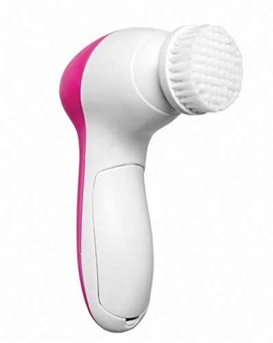 Battery facial cleansing system with two speed settings