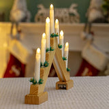 Christmas Workshop 89470 battery-operated candle bridge