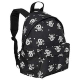 Skull and crossbones 16L backpack with padded shoulder straps