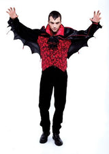 Men's Count black and red vampire costume medium 42 to 44