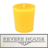 Three Revere House Apple Pie scented votive candles 2 inch