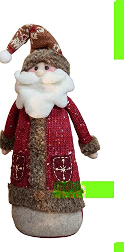 37cm Santa fabric Christmas ornament