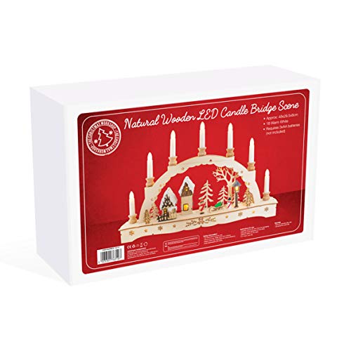 Christmas Workshop 76310 battery-operated candle bridge