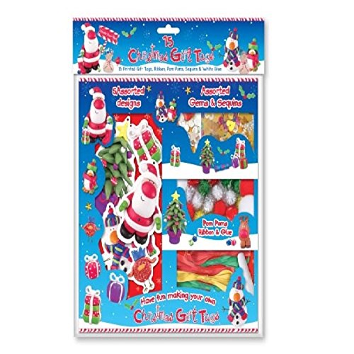 Make your own Christmas gift tags craft kit