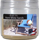 Candle-lite Warm White Sands 3.5oz scented jar candle