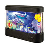 Global Gizmos 53970 LED living aquarium night light with moving sea-life scene