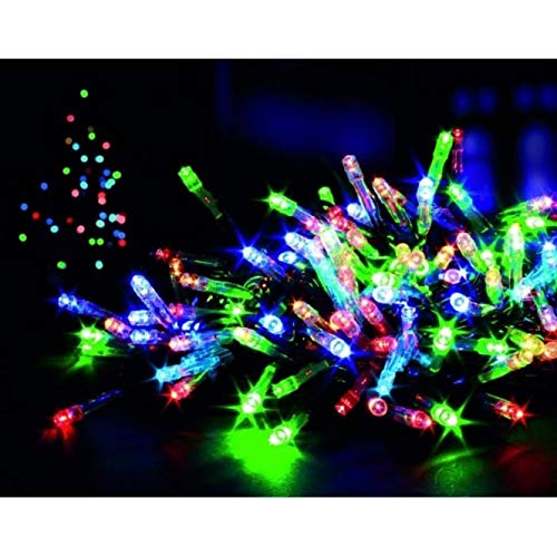 256 multicoloured LED Christmas lights
