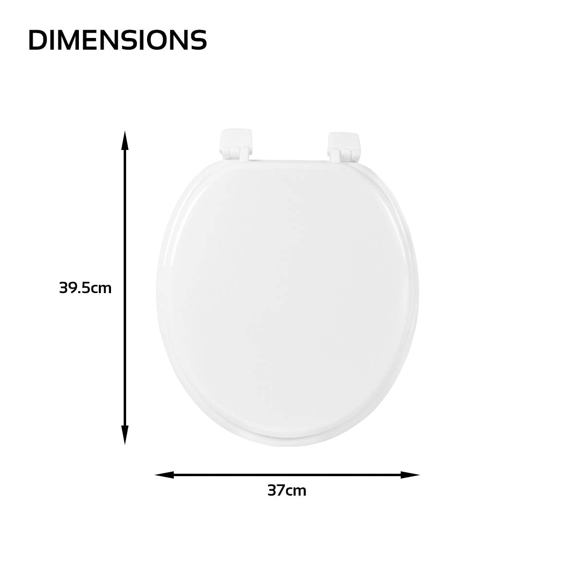 Anika 92270 toilet seat easy-clean white surface