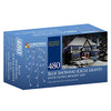480 bright blue LED snowing icicle Christmas lights