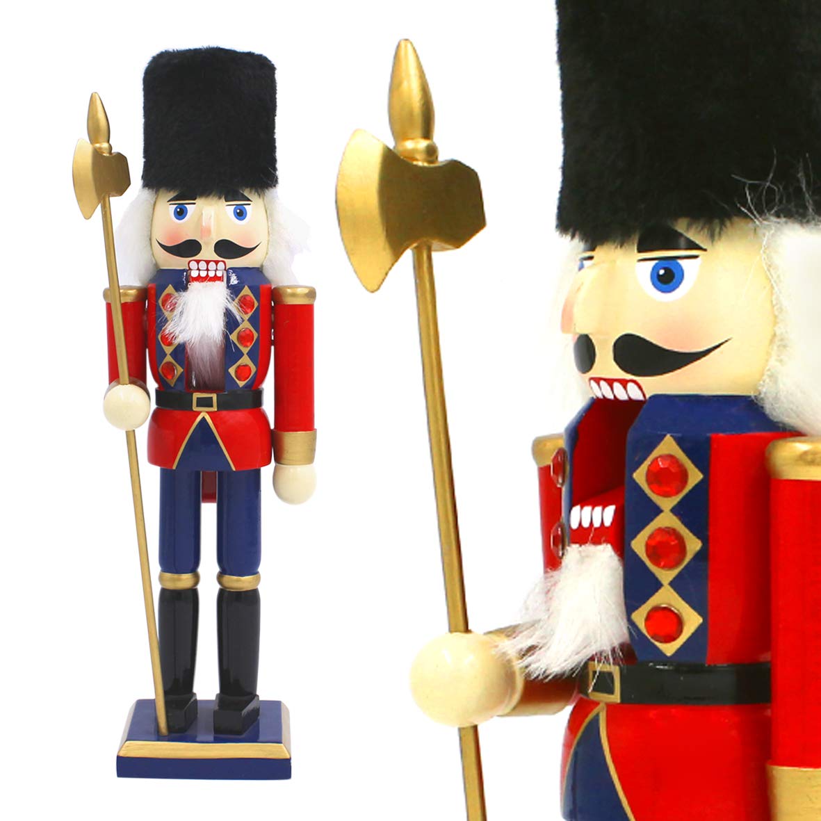 The Christmas Workshop 81570 nutcracker detail