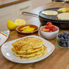 Quest 1000W electric pancake and crepe maker with 30cm non-stick plate