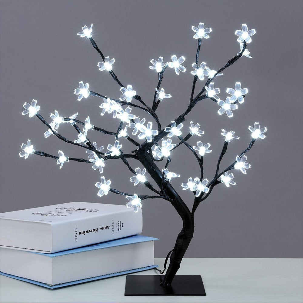45cm white LED cherry blossom tree light with 48 LEDs