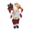 45cm red and white traditional Santa Christmas figure
