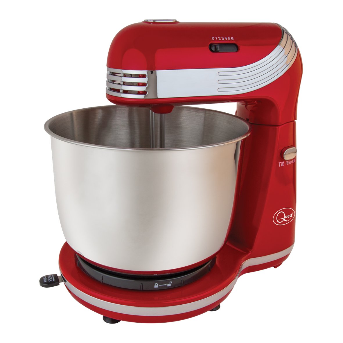 Quest mixer with beaters and dough hooks
