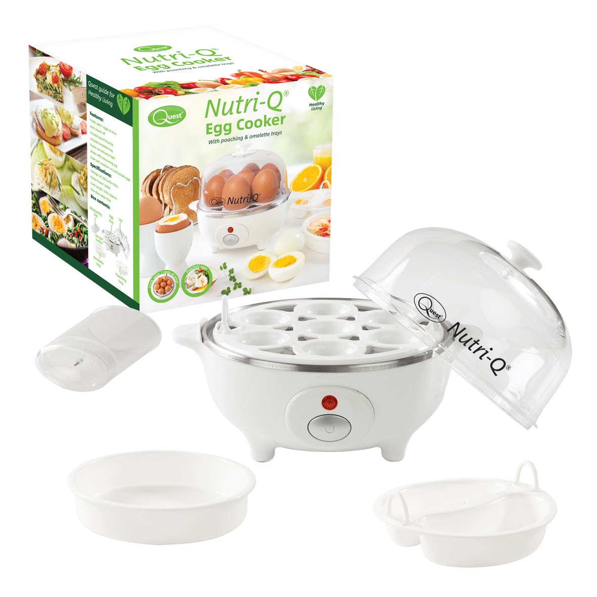 Nutri-Q egg boiler poacher and omelette maker