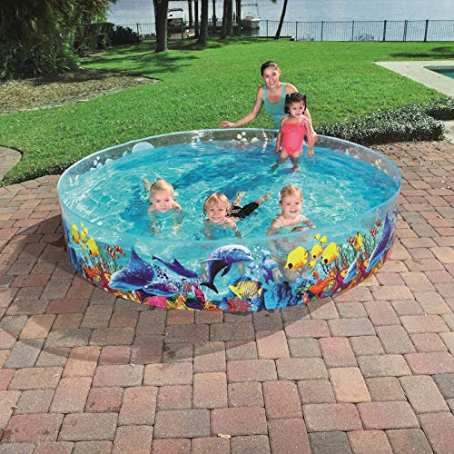 Fill N Fun Odyssey pool with colourful underwater graphics