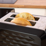 Quest toaster with bagel defrost reheat and cancel controls