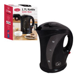 1.7L black electric jug kettle