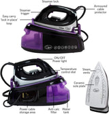 Purple Quest steam generator iron and removable water tank