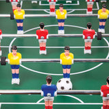 Deluxe tabletop foosball game with score counters